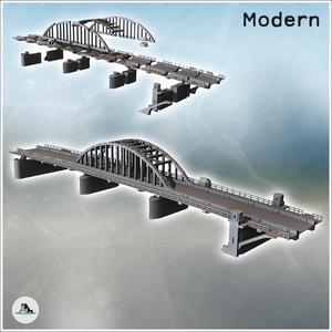 John Frost Bridge (Arnhem, Netherlands) - Modern WW2 WW1 World War Diaroma Wargaming RPG Mini Hobby