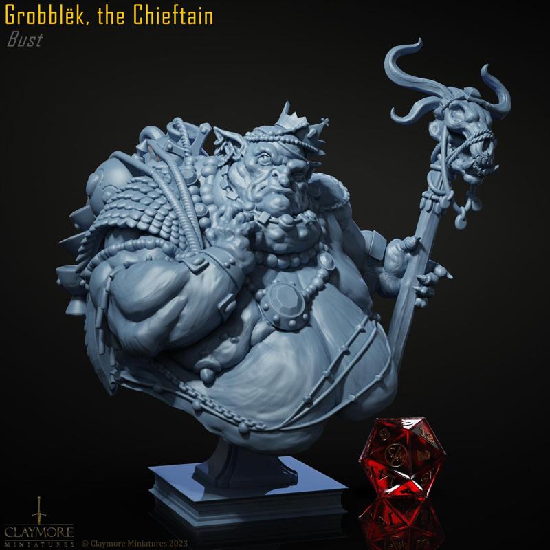 Grobblëk The Chieftain - Bust