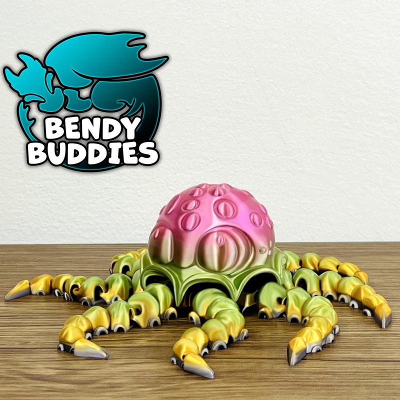 Octopus Splash / Squid Articulated / Print-in-Place Creature / Cute Tentacle Beast / Underwater Animal / Water Monster / Fantasy World