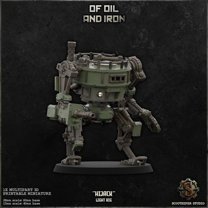 "Hijack" Light Rig | Dieselpunk Mech