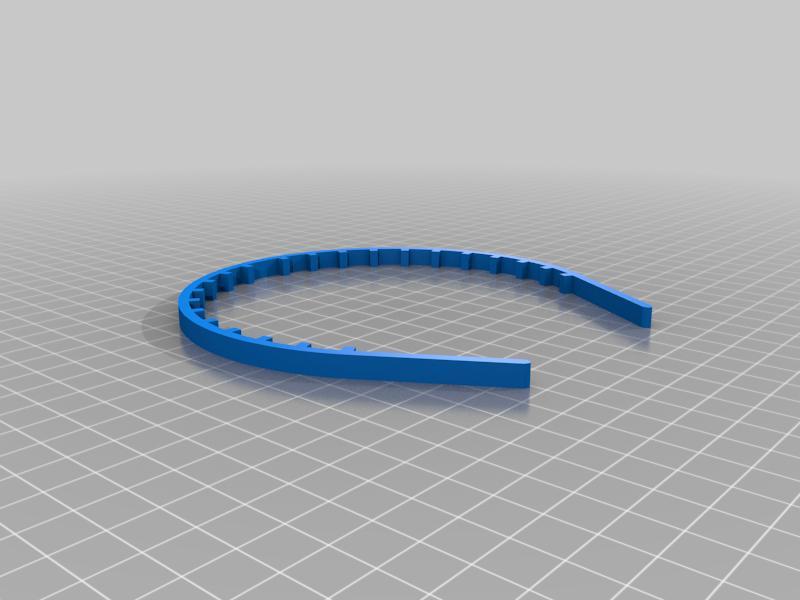 Minimalist Hair Band with Hair Slots