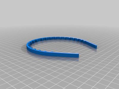 Minimalist Hair Band with Hair Slots