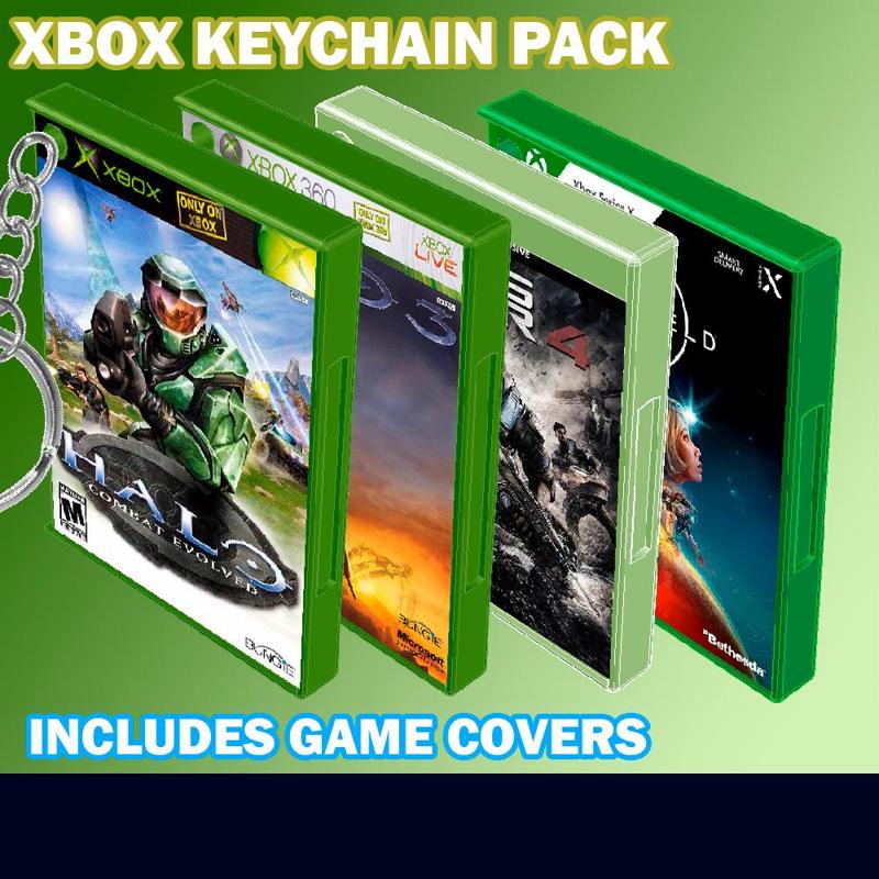 XBOX Keychain PACK (XBOX, X360, XONE, XseriesX/S)