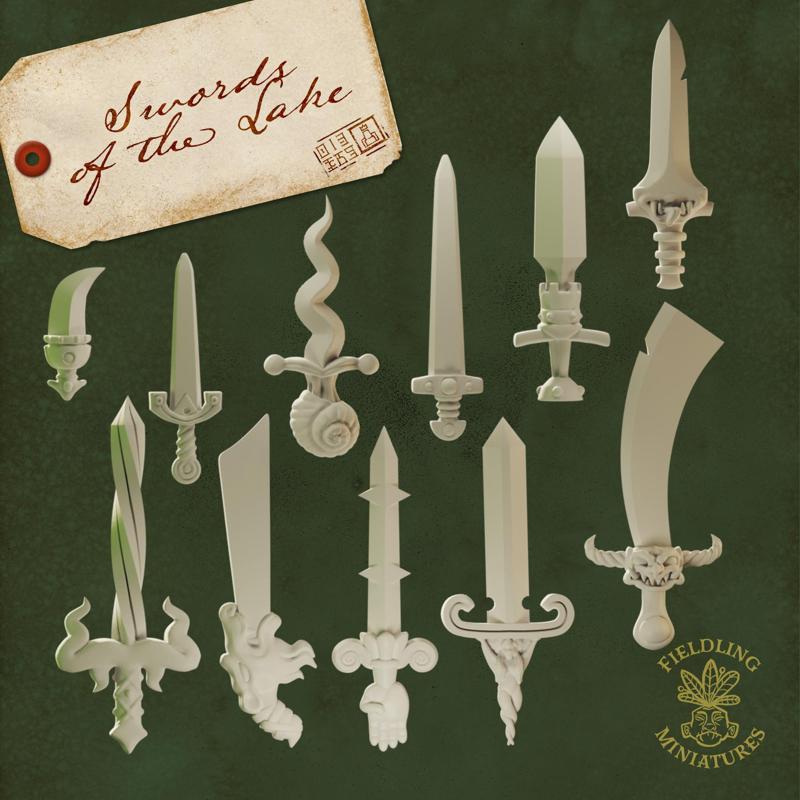 11 Legendary Magical Swords - Kitbashing or Basing Bits