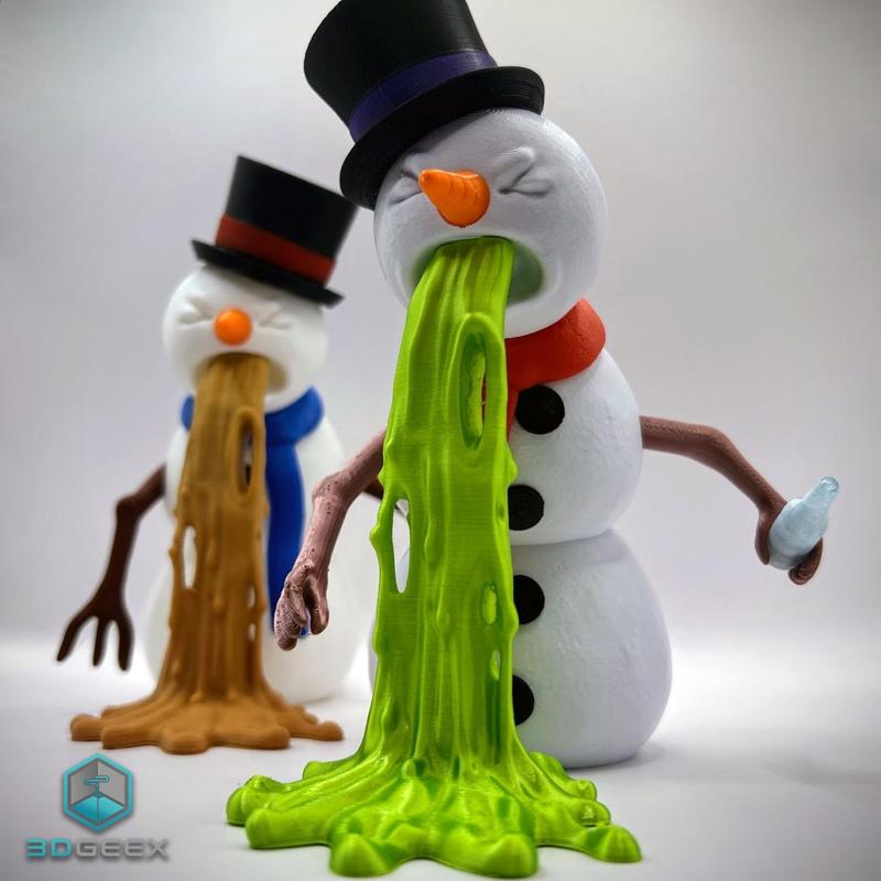 Puking Snowman