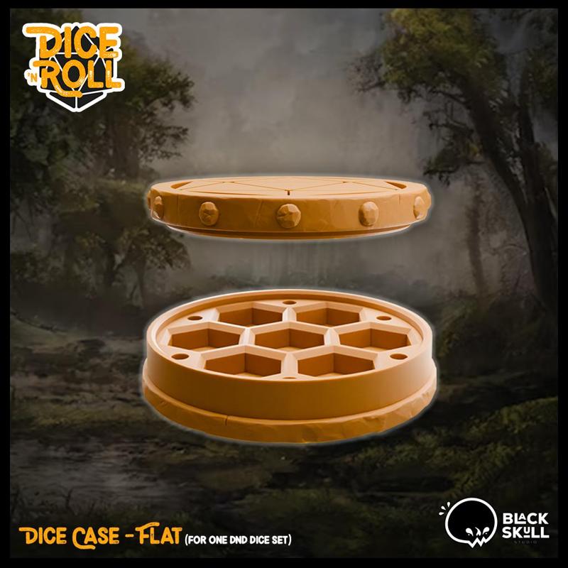Circle Dice Case - Flat