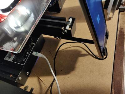 Ender 3 Pro Front Cellphone Webcam Mount