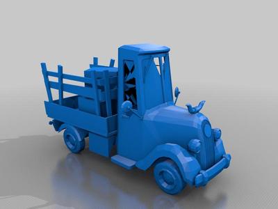 pickup - cartoon - prop