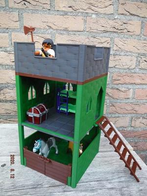 Modular playmobil sized guard tower