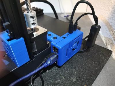 Raspberry pi 4 Case For Artillery Sidewinder X1 (30mm fan, 40mm fan or 50mm fan)