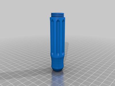 ScrewDriver Handle with holder for long bits