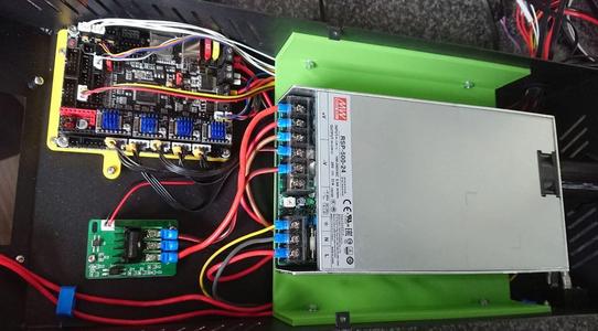 Ender-5 plus base plate for Meanwell RSP-500-24