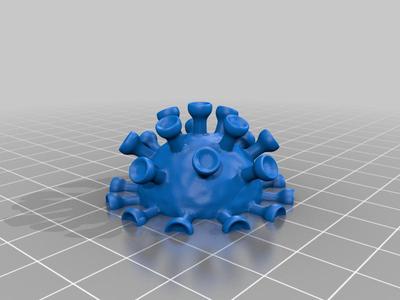 COVID-19 Bobble Virus 4mm spring