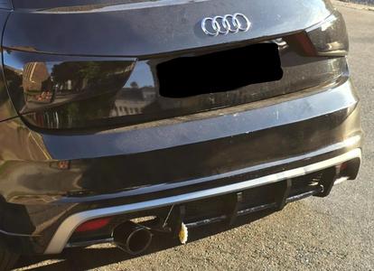 Audi A1 8X Rear S-Line Fin Diffuser