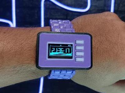 DIY Smartwatch Case for ESP32-C3 & 0.96" OLED