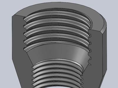 G1/2 to PCO/PET Thread Adapter