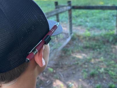 hat clip pen holder