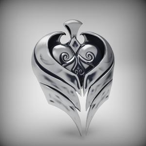 Winged Heart Necklace