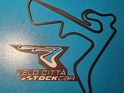 Autodromo Velocitta Track Map Wall Art