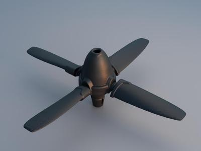 Toy airplane propeller