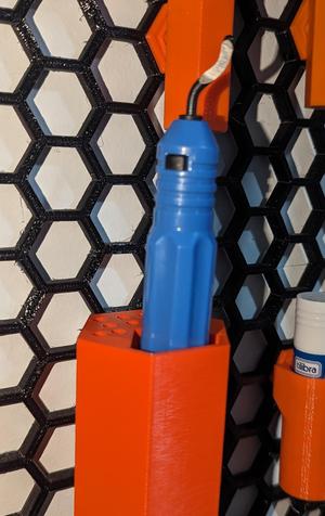 deburring support - Honeycomb storage wall - STEP files