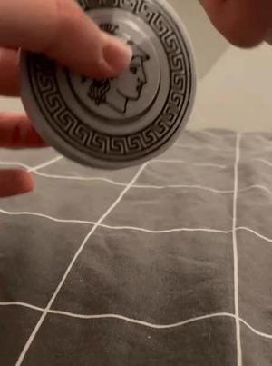 Athenian Owl Coin – Greek Mythology Fidget Spinner