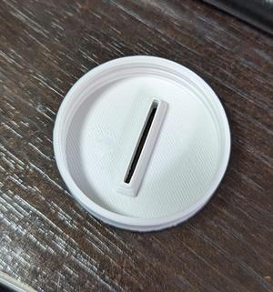Sharps container - modified lid