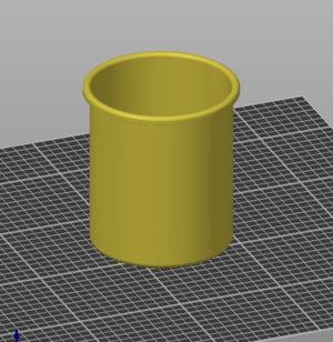 Soda Can Sized Insert for Desk