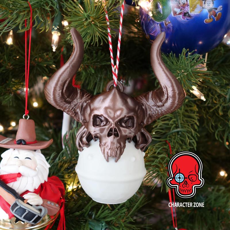 Krampus Christmas Sleigh Bell 3D Print-In-Place STL Model Tree Ornament Mantle Display
