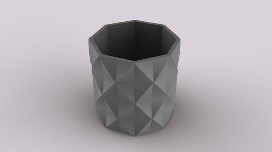 Geometric Organizer Box