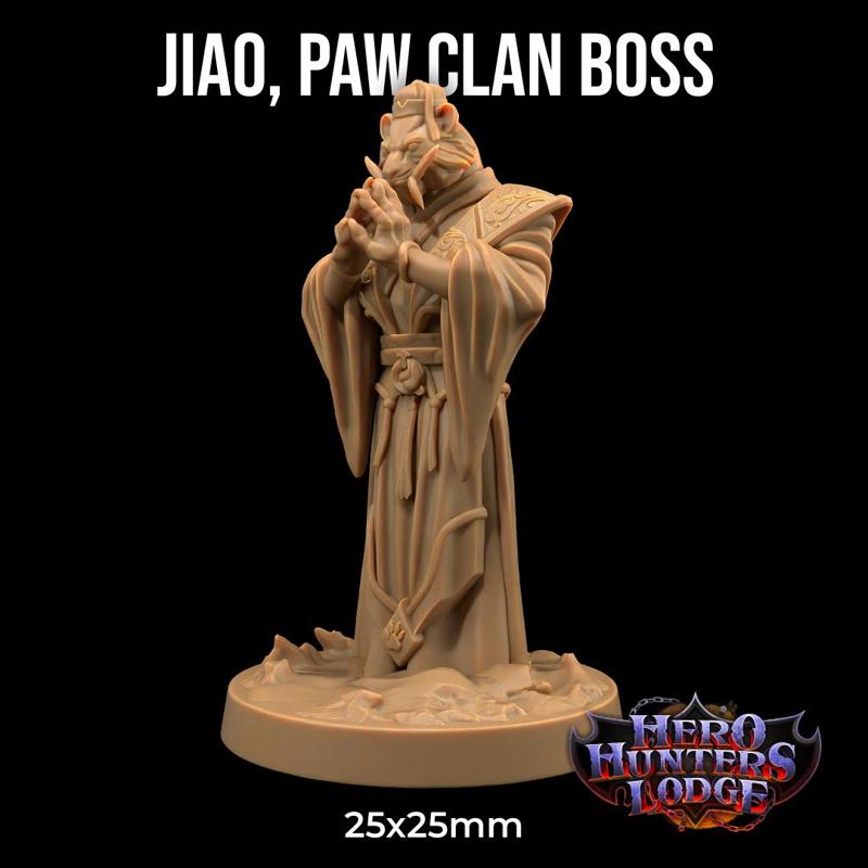 Jiao, Paw Clan Boss  | PRESUPPORTED | Hero Hunters Lodge