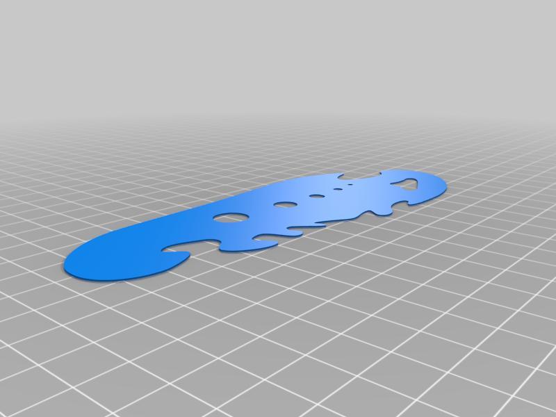Airbrush Stencil - French Curves