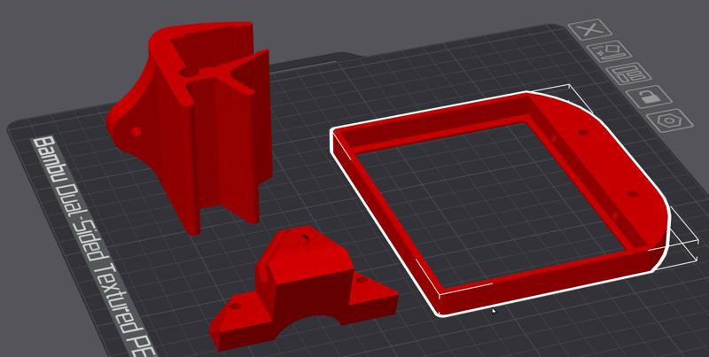 Stream Deck Desk Mount - separate STLs