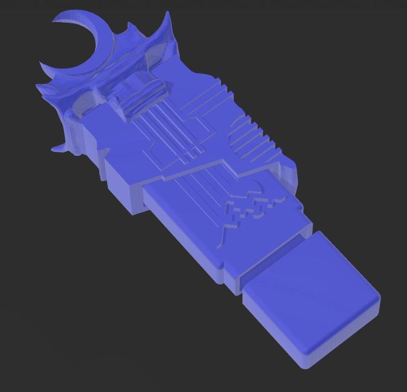 kamigawa inspired usb case- reality chip