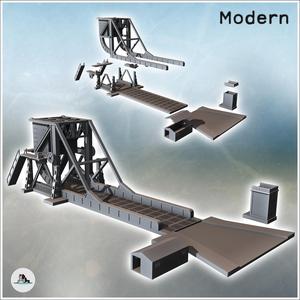 Pegasus Bridge (Bénouville, Normandy, France) - Modern WW2 WW1 World War Diaroma Wargaming RPG Mini Hobby