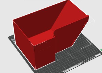 Big Poop Bin with Lower Wall - Bambu - 8x3 Magnets