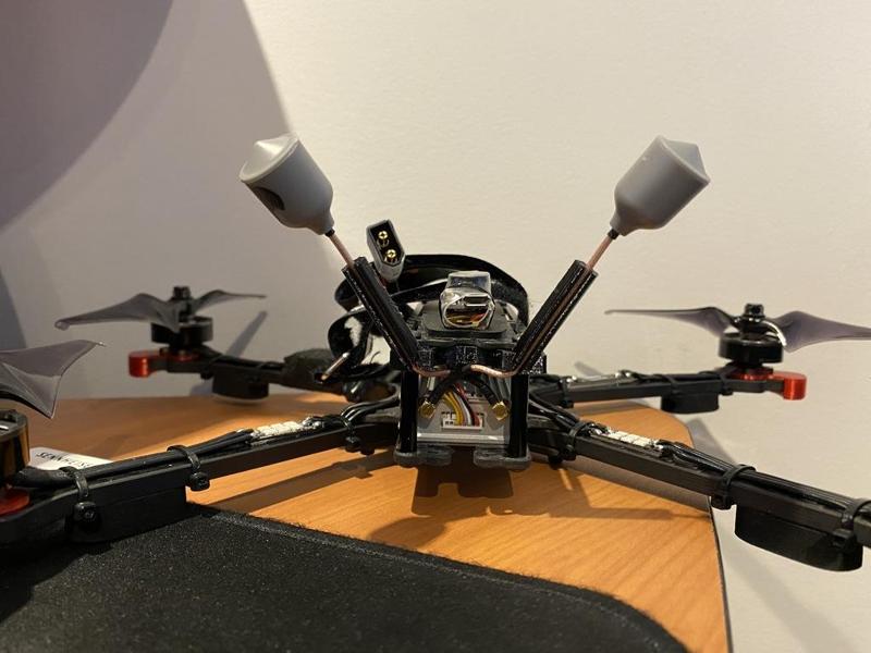 Horizontal VAS Minion Pro Antenna Mount for DJI Air Unit