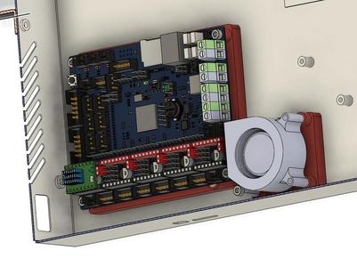 SOVOL SV01 SKR V1.4 Mount Adapter - SKR V1.3, 1.4, MKS Gen L