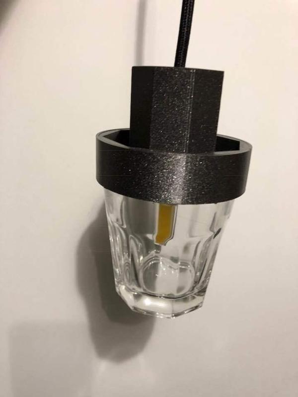 Lampe Verre type PICARD à la Francaise