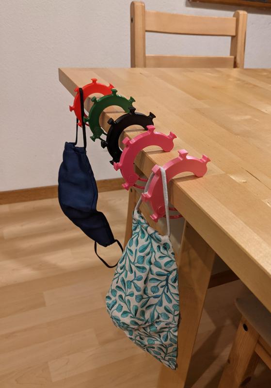 Table mask holder