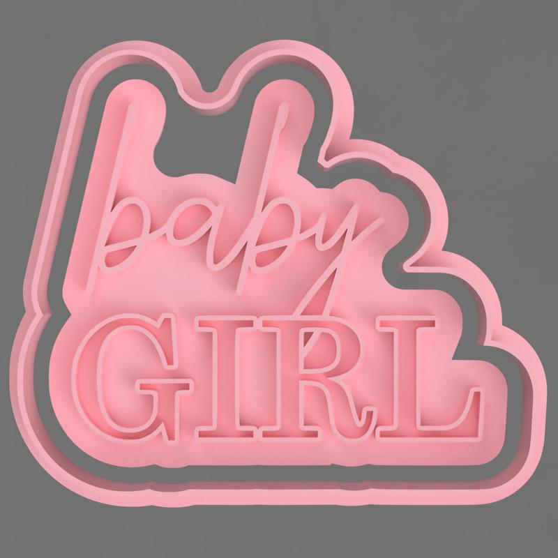 BABY GIRL CUTTERS FOR COOKIES AND FONDANT