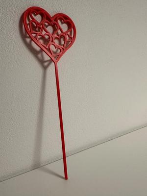 Hearts on a stick