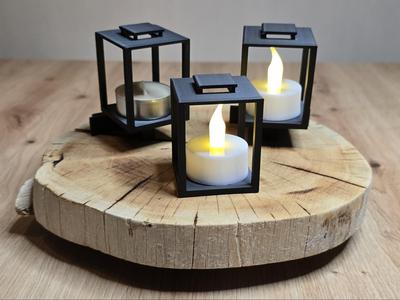 Simple LED candle lantern