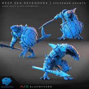 Deep Sea Defenders - Spearman Grunts (Modular)