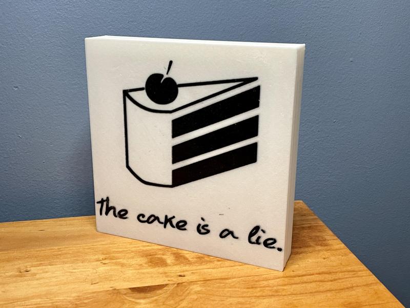 The cake is a lie