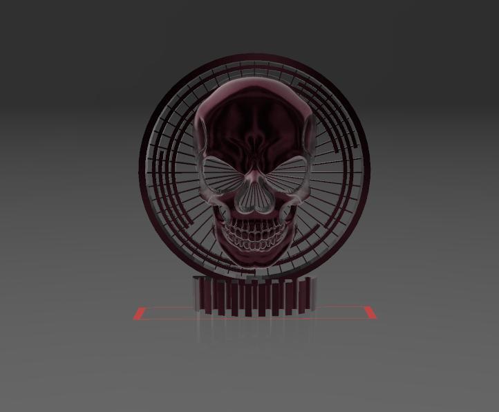 Symbol of Death - P50 - Decor - Trinket - Quick Print Gift - 3D - NO SUPPORT