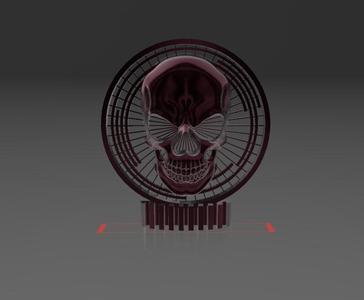 Symbol of Death - P50 - Decor - Trinket - Quick Print Gift - 3D - NO SUPPORT