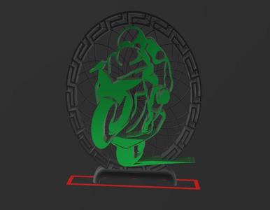 Motorcycle - Q32 - Quick Print Gift - 2D - NO SUPPORT