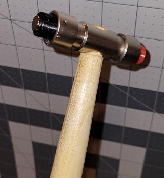 Replacement mallet head with magnets