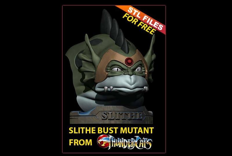 Slithe/Reptilio Thundercats STL for 3D printing Fanart FREE